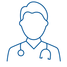 Male doctor icon